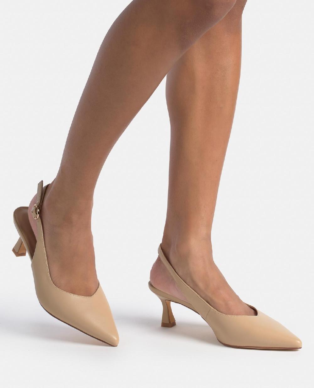 Alma En Pena ZAPATO TACÓN KITTEN DESTALONADO