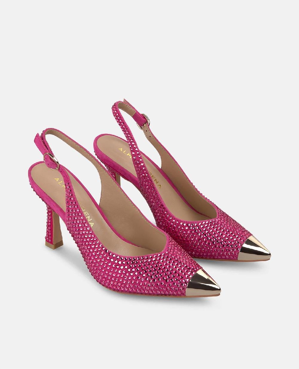 Alma En Pena ZAPATO TACÓN PUNTERA METALIZADA