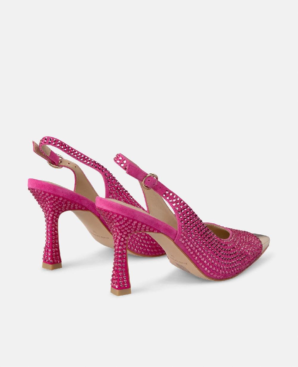 Alma En Pena ZAPATO TACÓN PUNTERA METALIZADA