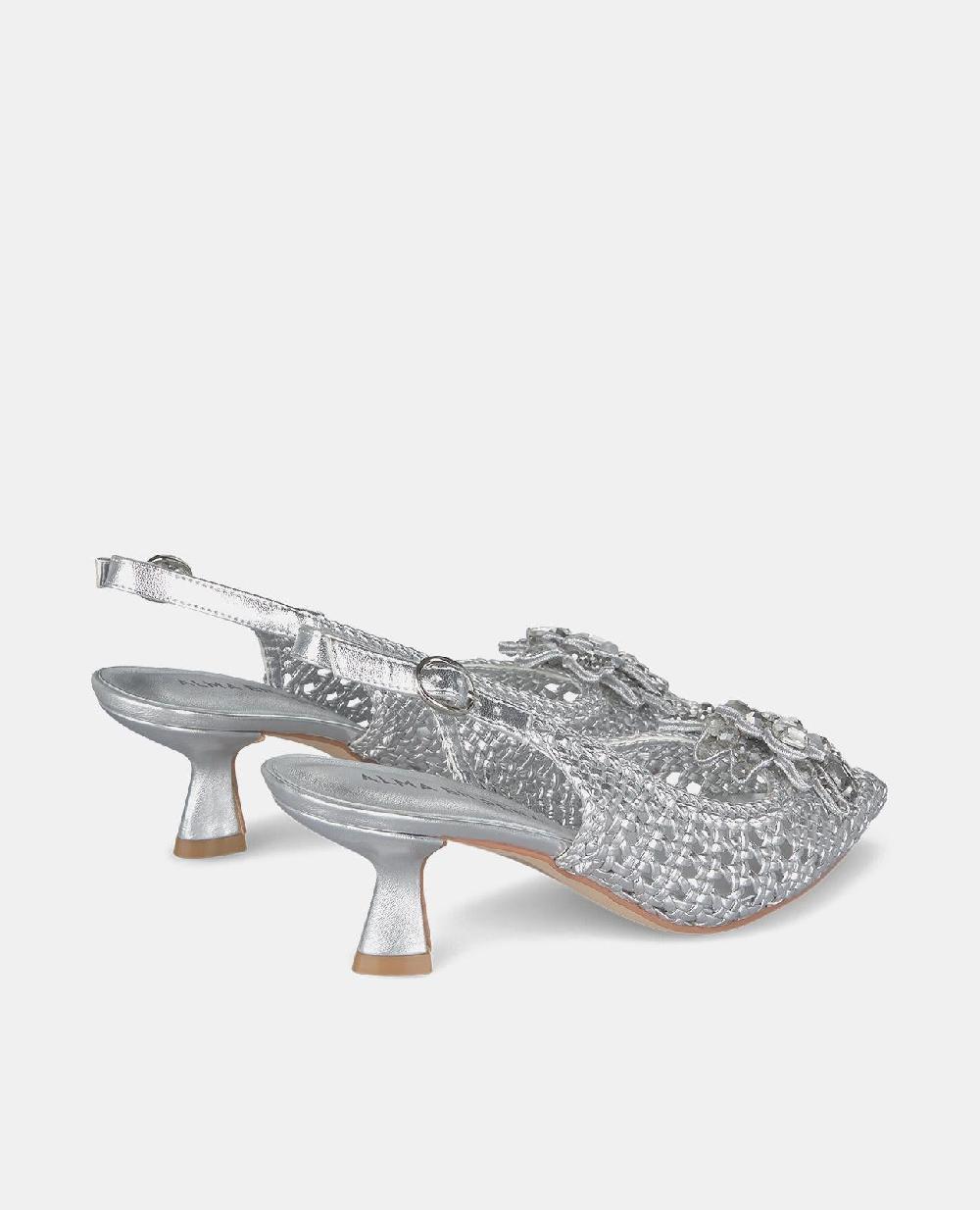 Alma En Pena ZAPATO TACÓN RAFIA