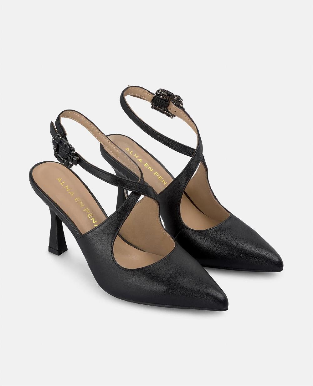 Alma En Pena ZAPATO TACÓN TIRA ENTRELAZADA