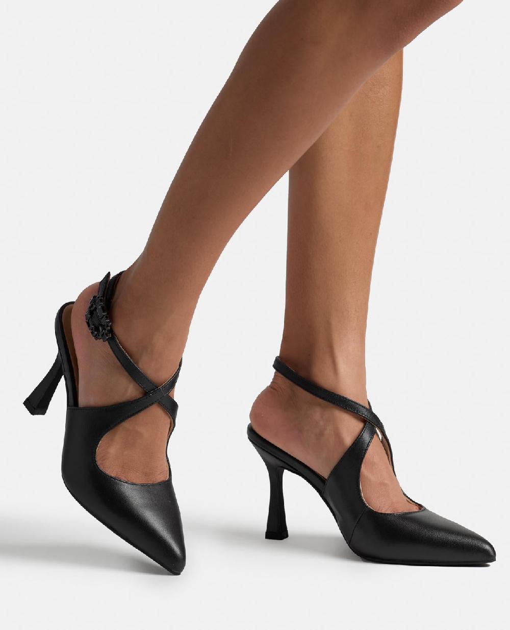 Alma En Pena ZAPATO TACÓN TIRA ENTRELAZADA