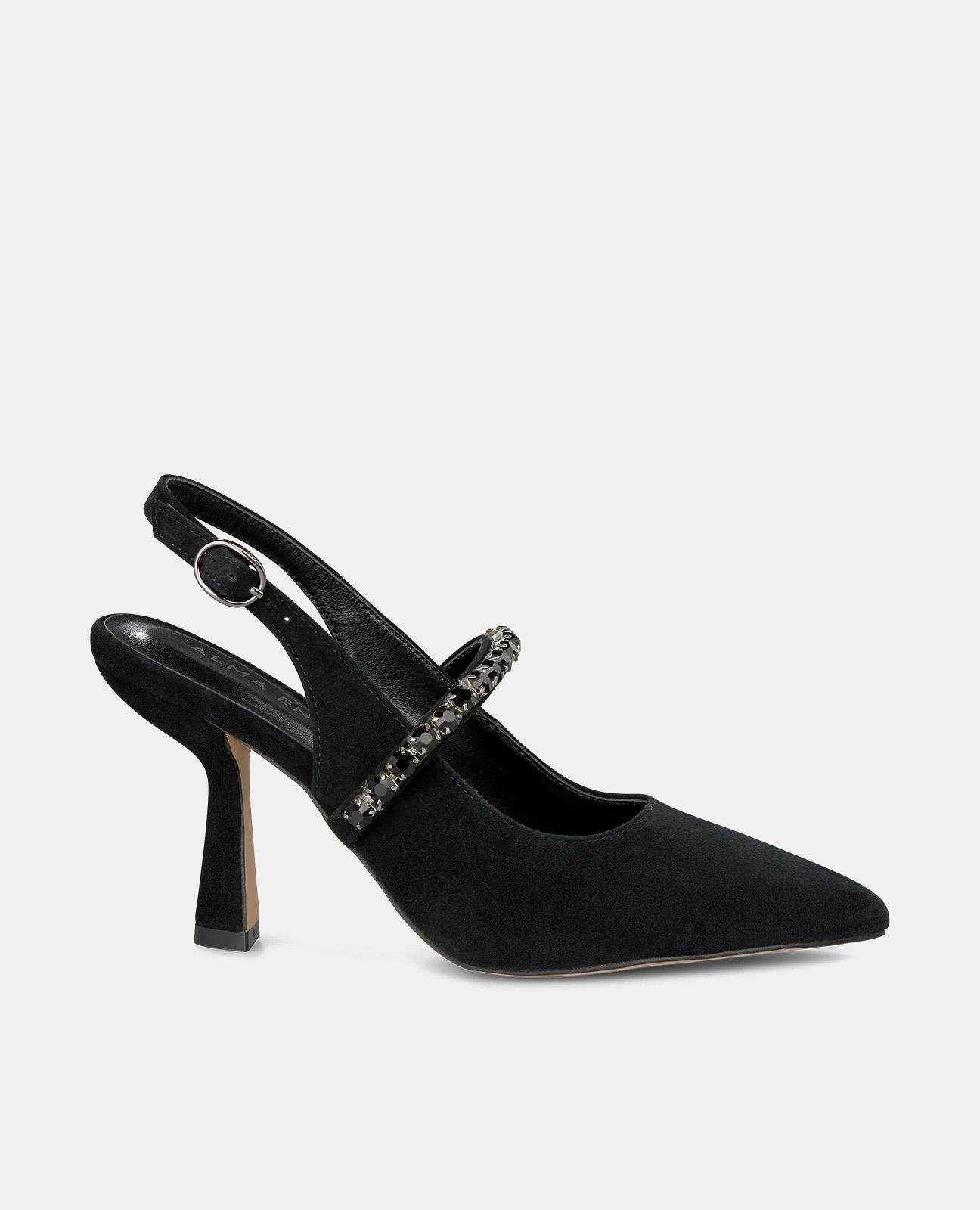 Alma en pena ZAPATO TACÓN TIRA PEDRERÍA