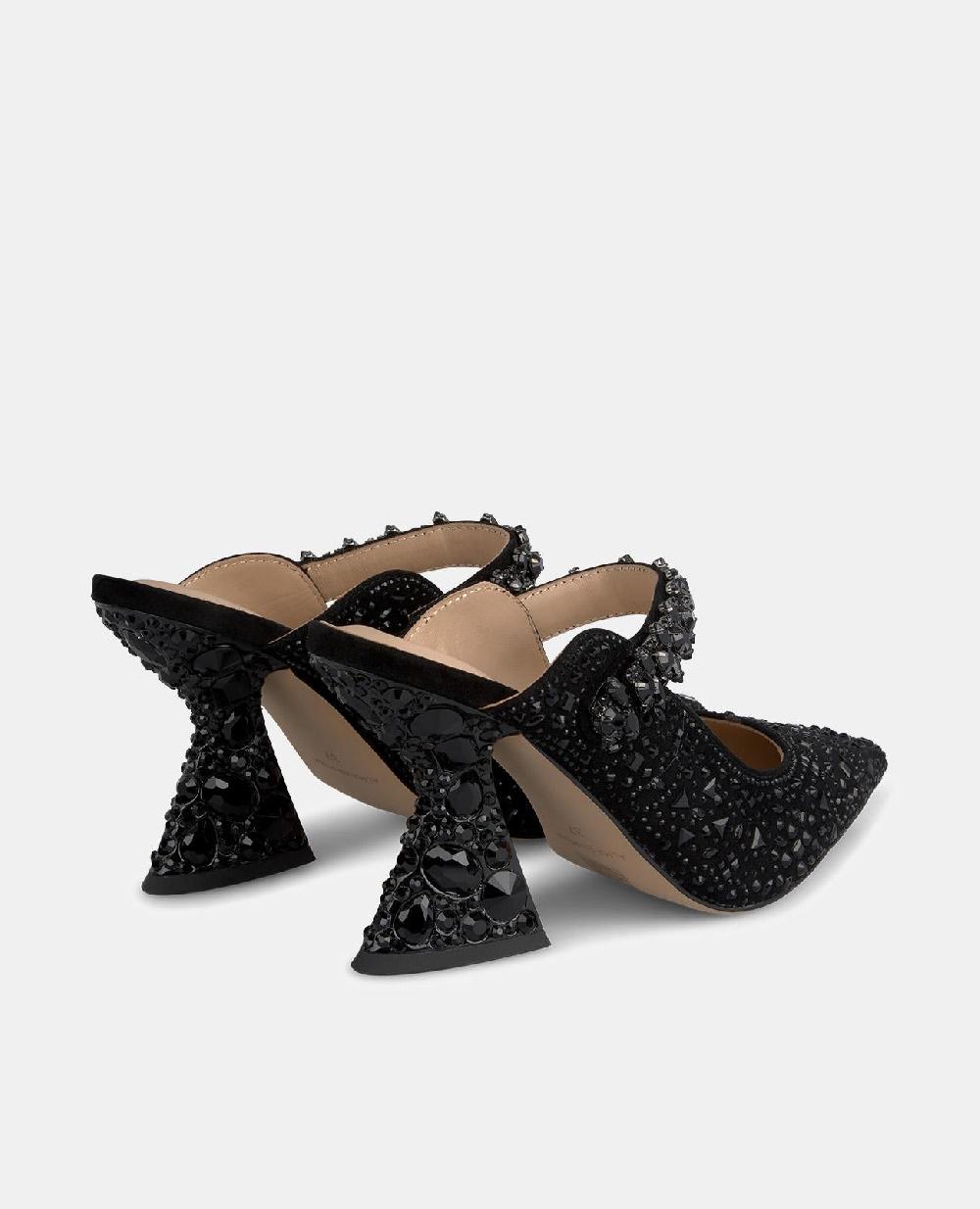 Alma En Pena ZAPATO DESTALONADO CUBIERTO CON PEDRERÍA