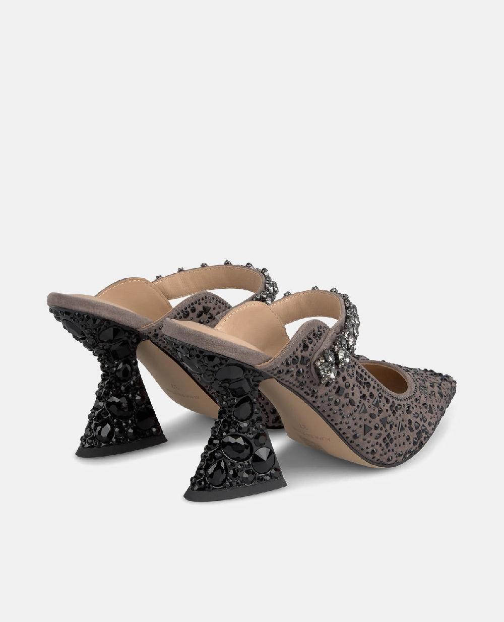 Alma En Pena ZAPATO DESTALONADO CUBIERTO CON PEDRERÍA