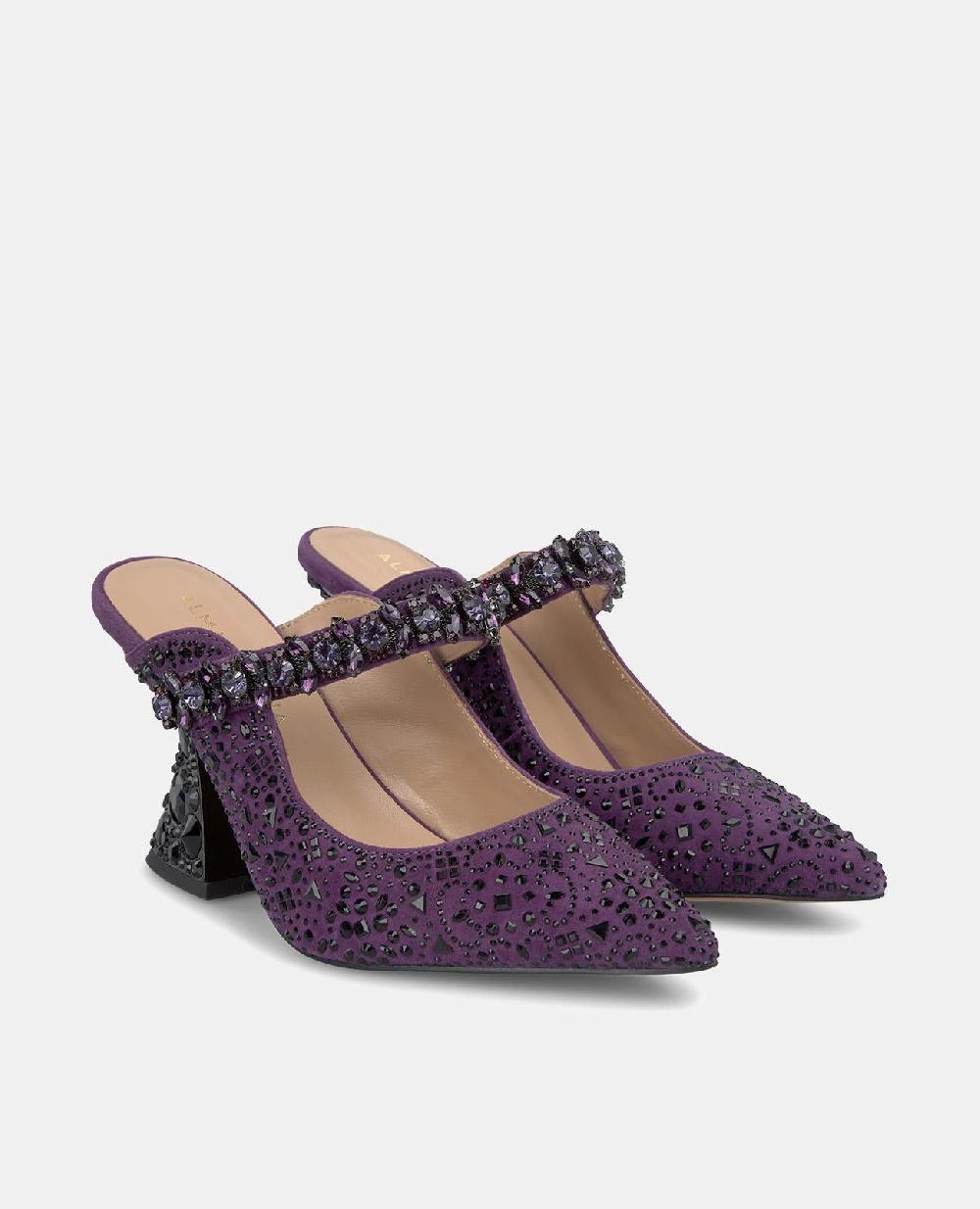 Alma En Pena ZAPATO DESTALONADO CUBIERTO CON PEDRERÍA