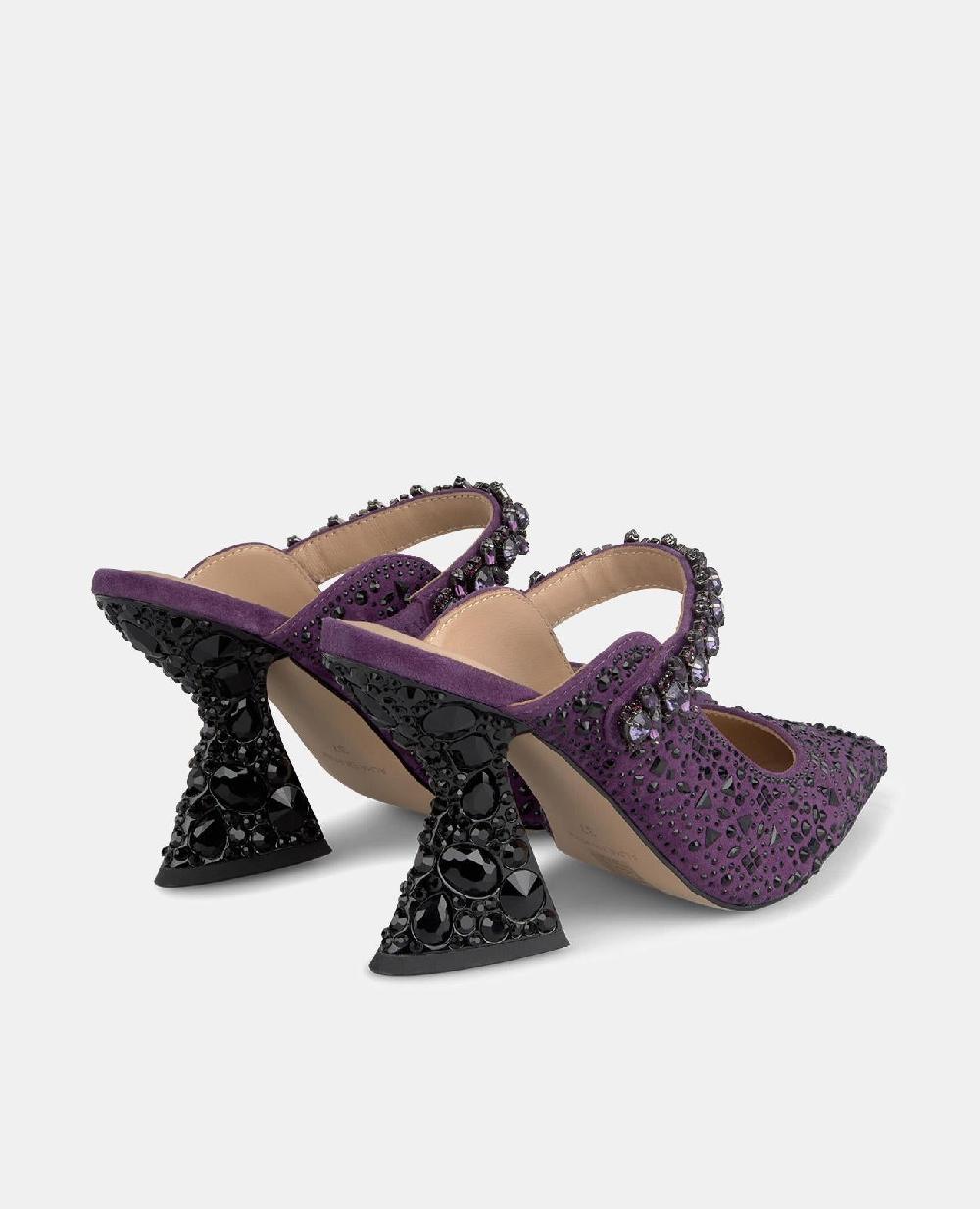 Alma En Pena ZAPATO DESTALONADO CUBIERTO CON PEDRERÍA