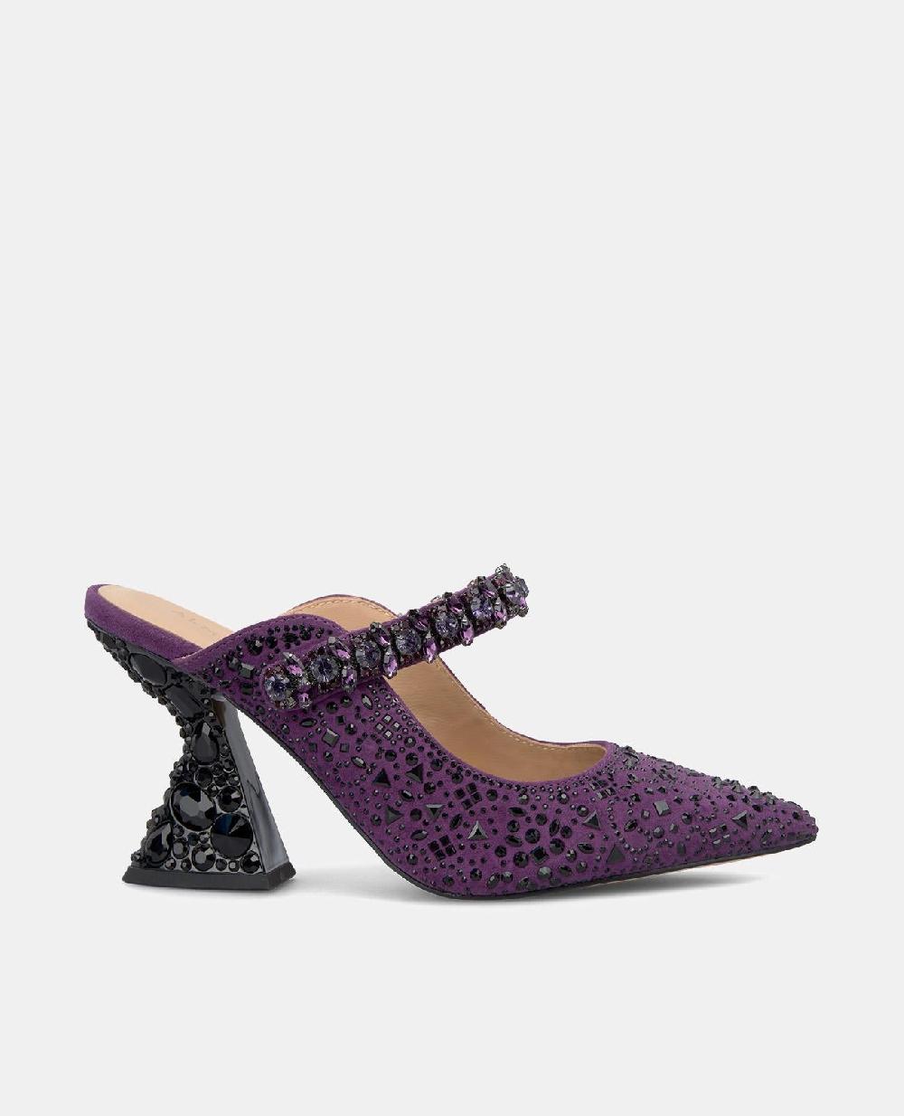 Alma en pena ZAPATO DESTALONADO CUBIERTO CON PEDRERÍA