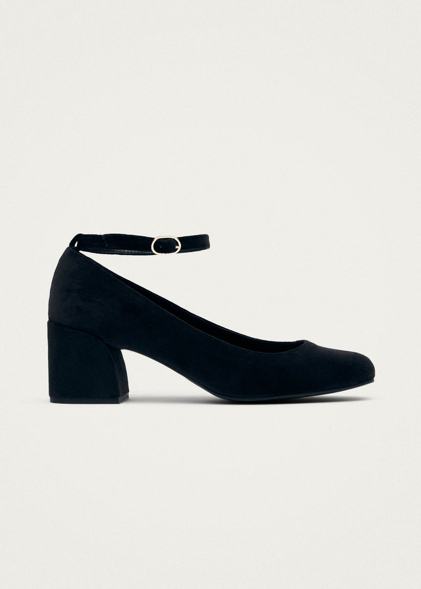 Alohas Antoine Velvet Black Pumps