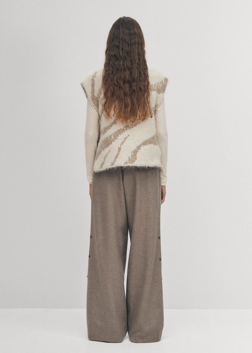 Alohas Bergen Chaleco Ecru