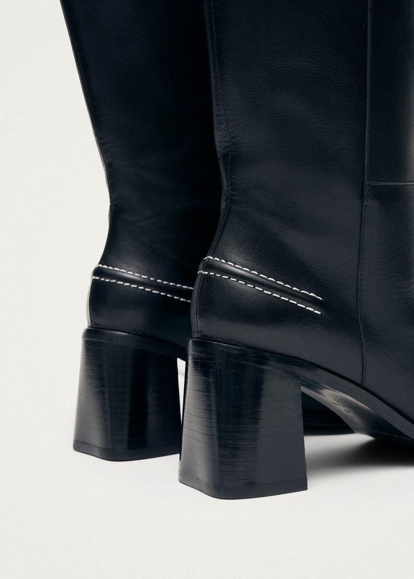 Alohas Brayden Botas De Cuero Negras