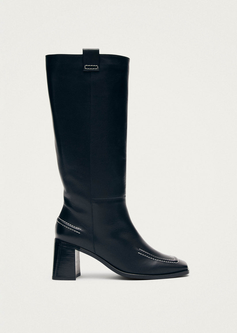 Alohas Brayden Botas de Cuero Negras