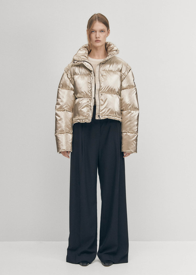 Alohas Chicago Chaqueta Acolchada Dorada