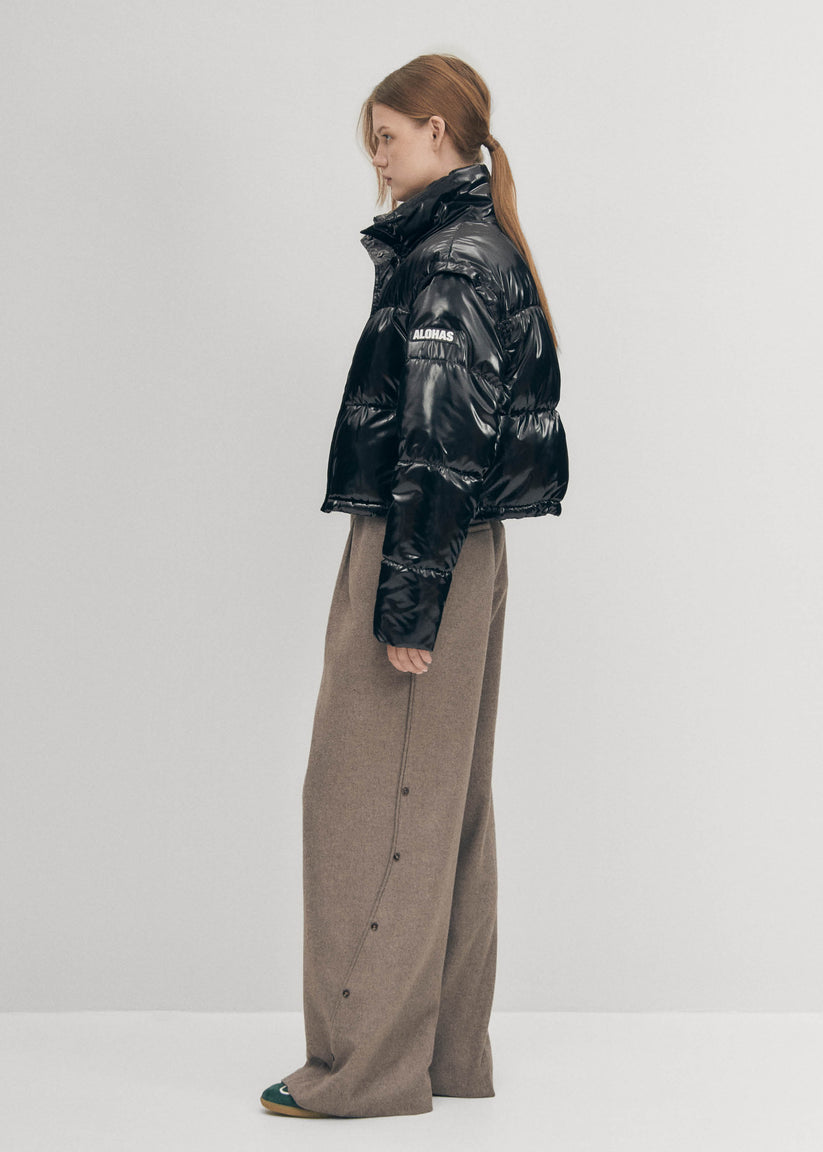 Alohas Chicago Chaqueta Acolchada Negra