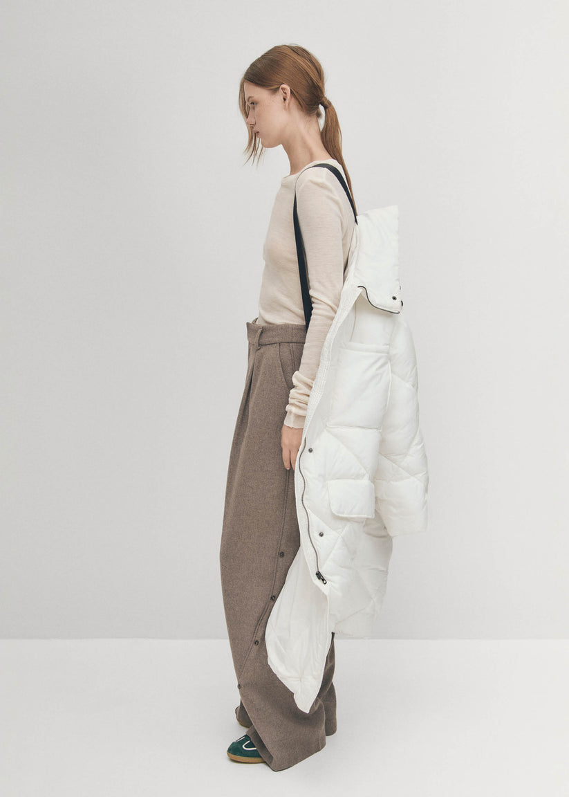 Alohas Colorado Abrigo Acolchado Blanco