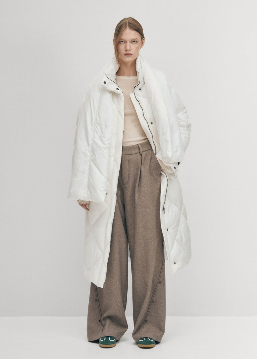 Alohas Colorado Abrigo Acolchado Blanco