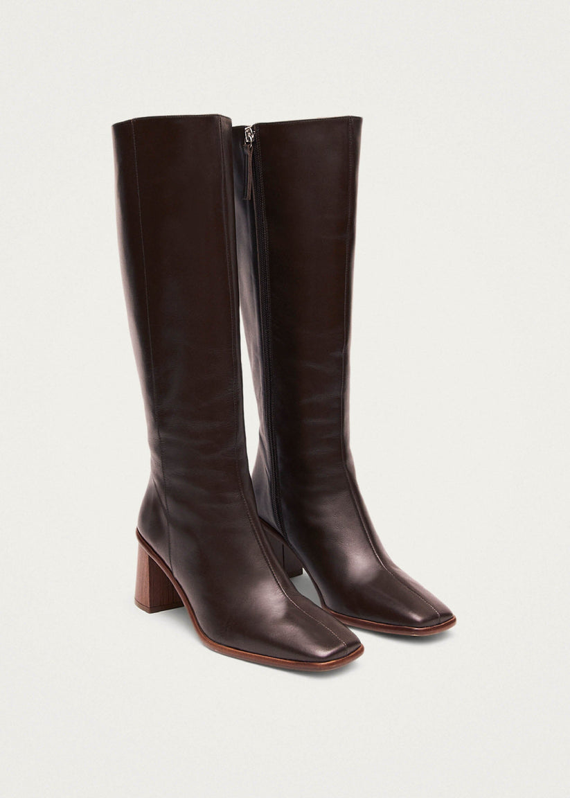 Alohas East Botas Marrones De Piel