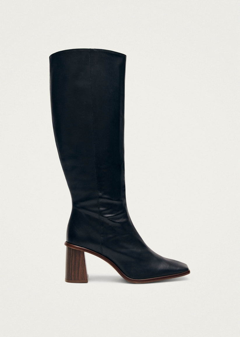Alohas East Botas Negras de Piel