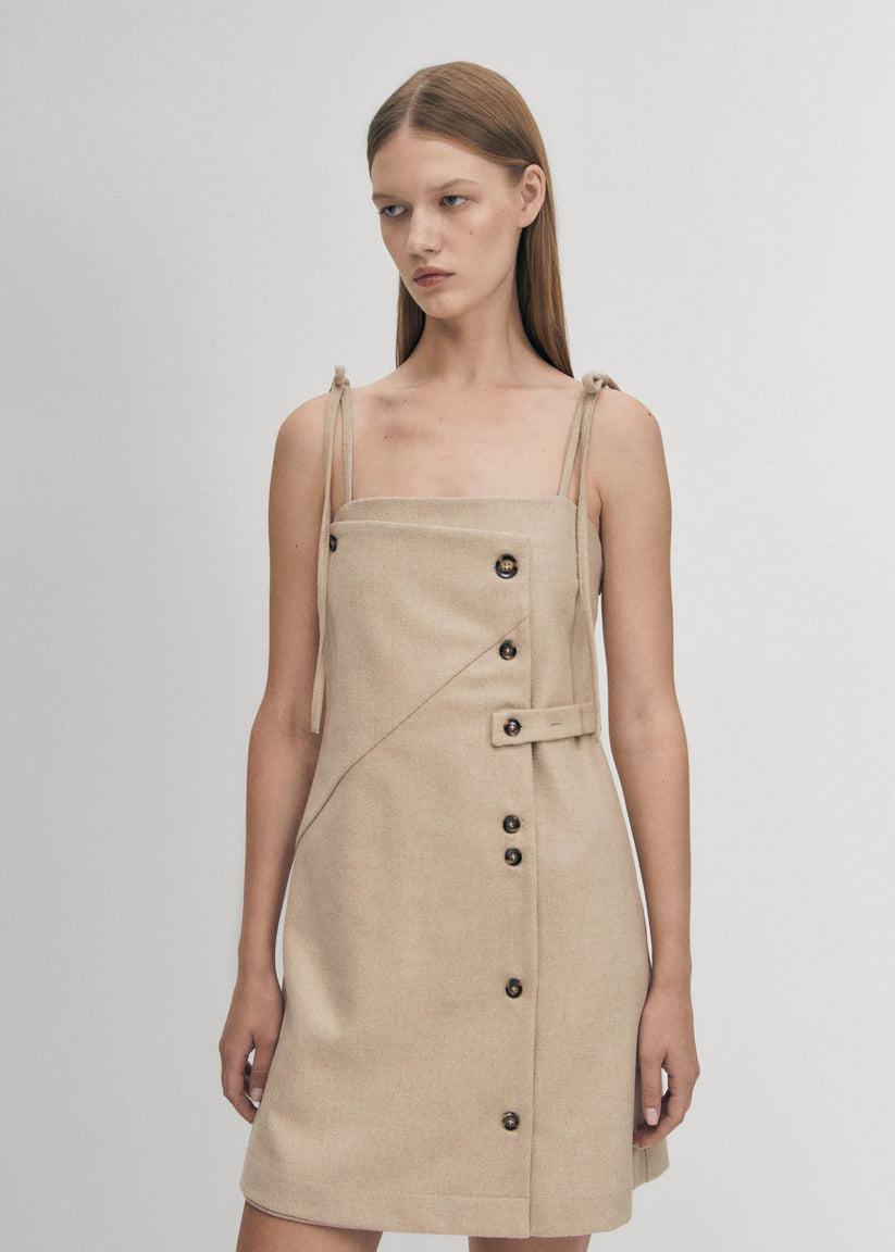 Alohas Gala Vestido Beige