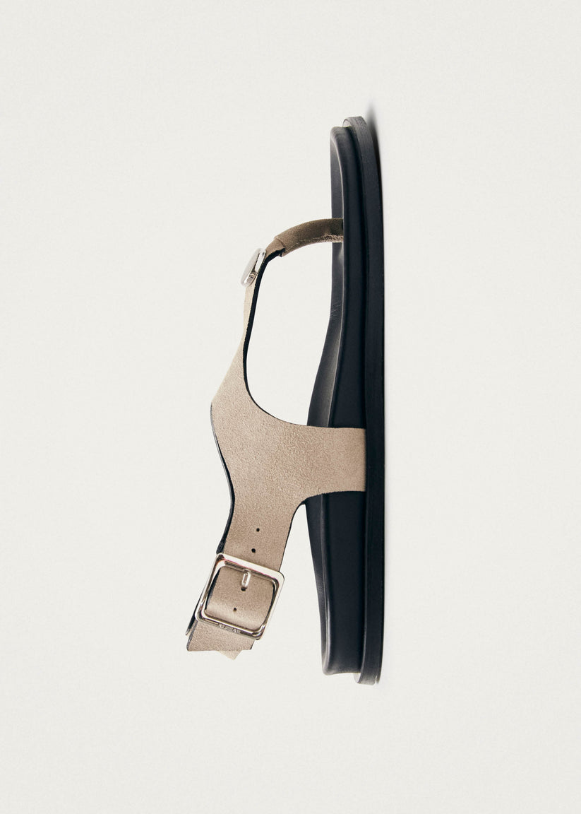 Alohas Harbor Sandalias De Ante Color Crema