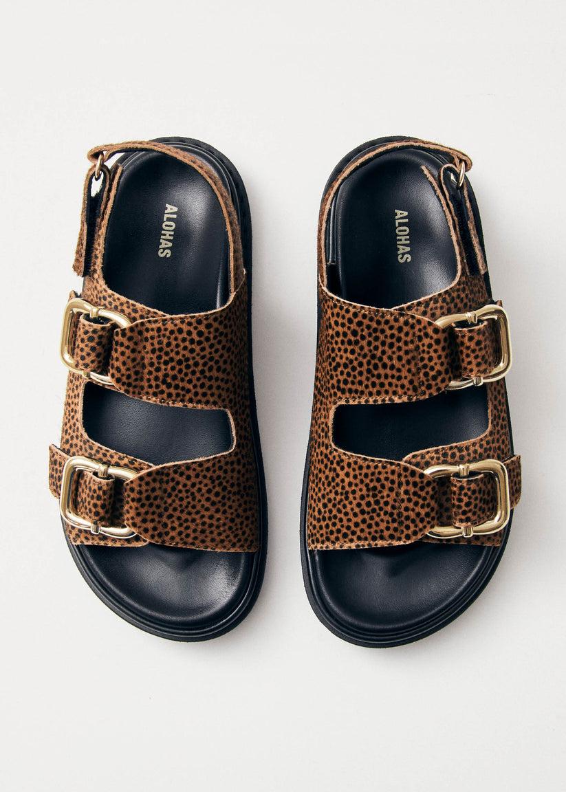 Alohas Harper Soft Tan Leather Sandals