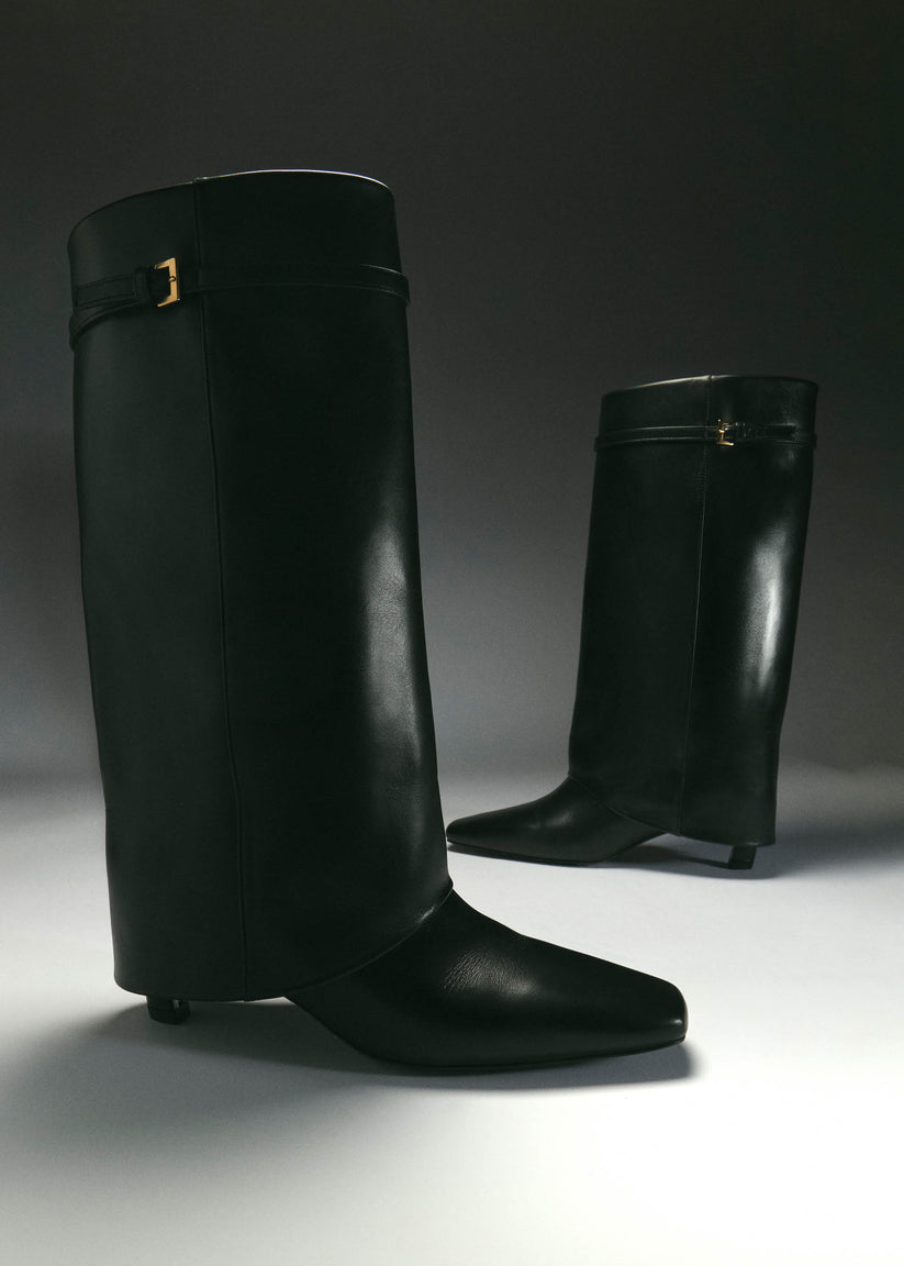 Alohas Kaia Botas De Cuero Negras