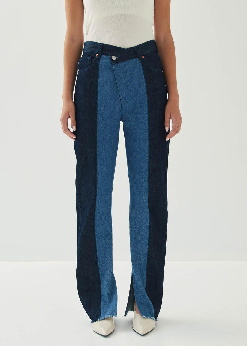 Alohas Kansas Bicolor Indigo Denim Trousers