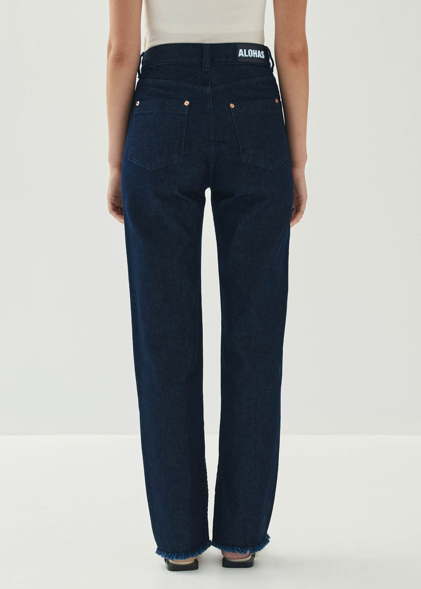 Alohas Kansas Indigo Denim Trousers