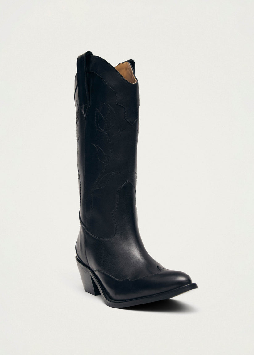 Alohas Liberty Black Leather Boots