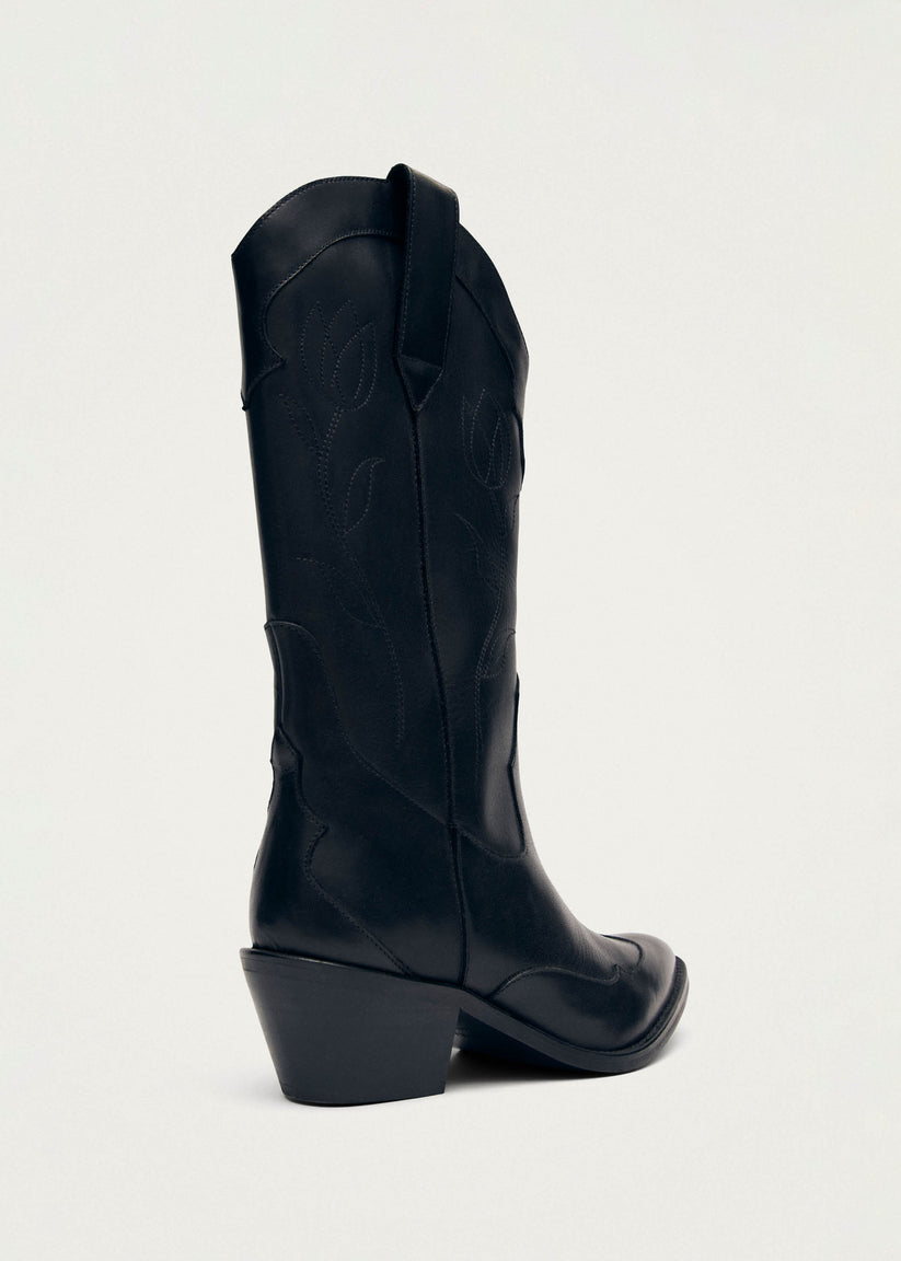 Alohas Liberty Black Leather Boots