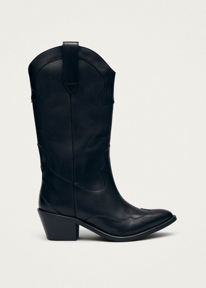 Alohas Liberty Black Leather Boots