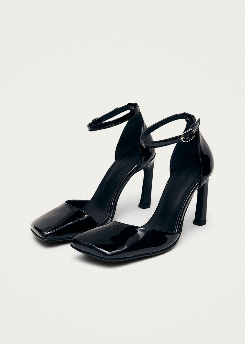 Alohas Liebe Onix Tacones De Cuero Negro