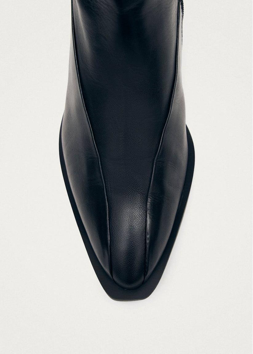 Alohas Lizzie Botines De Cuero Negro