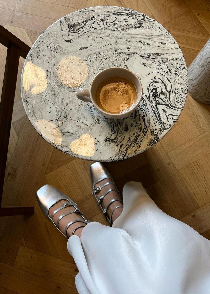 Alohas Luke Bailarinas Mary Jane De Cuero Plateado