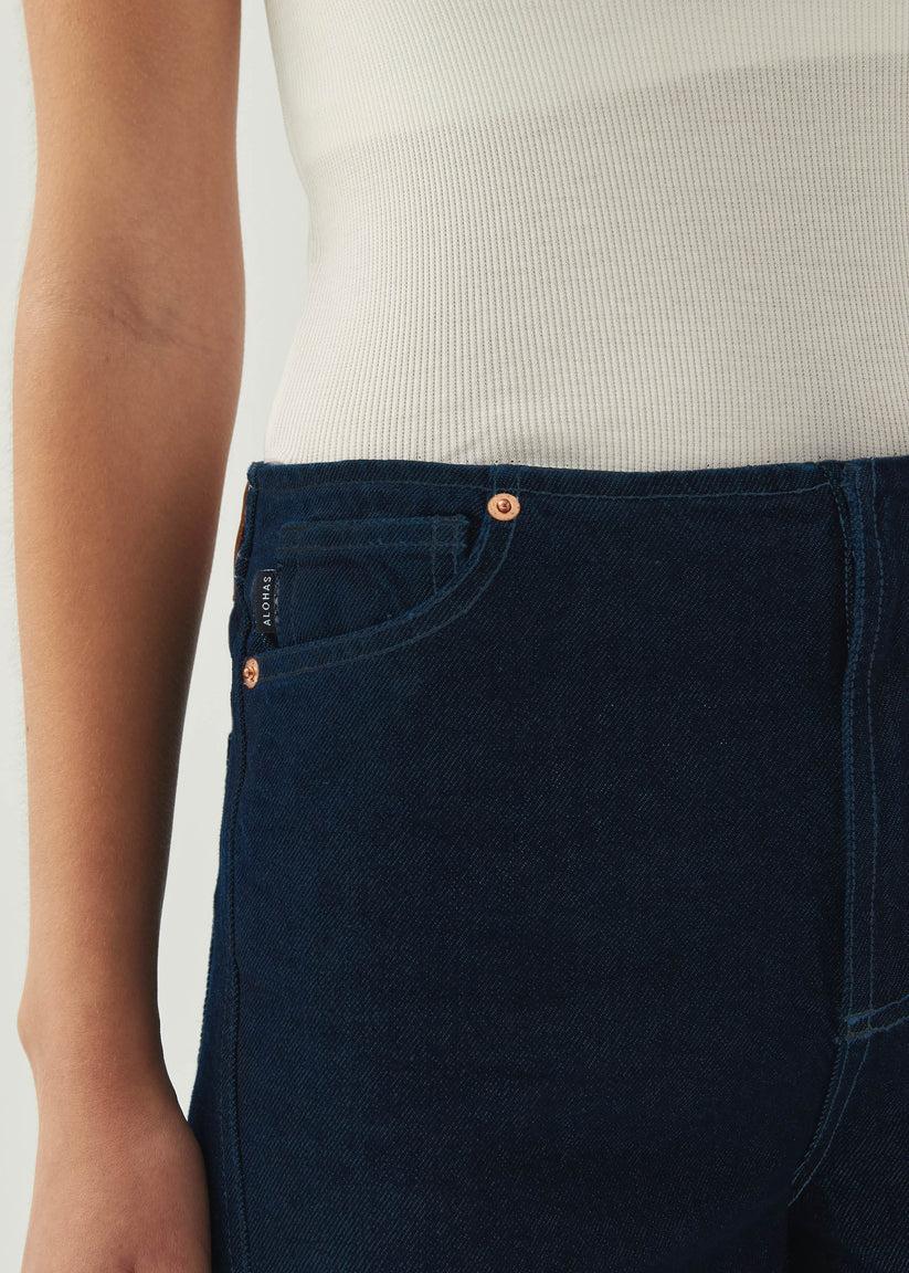 Alohas Magda Indigo Denim Trousers