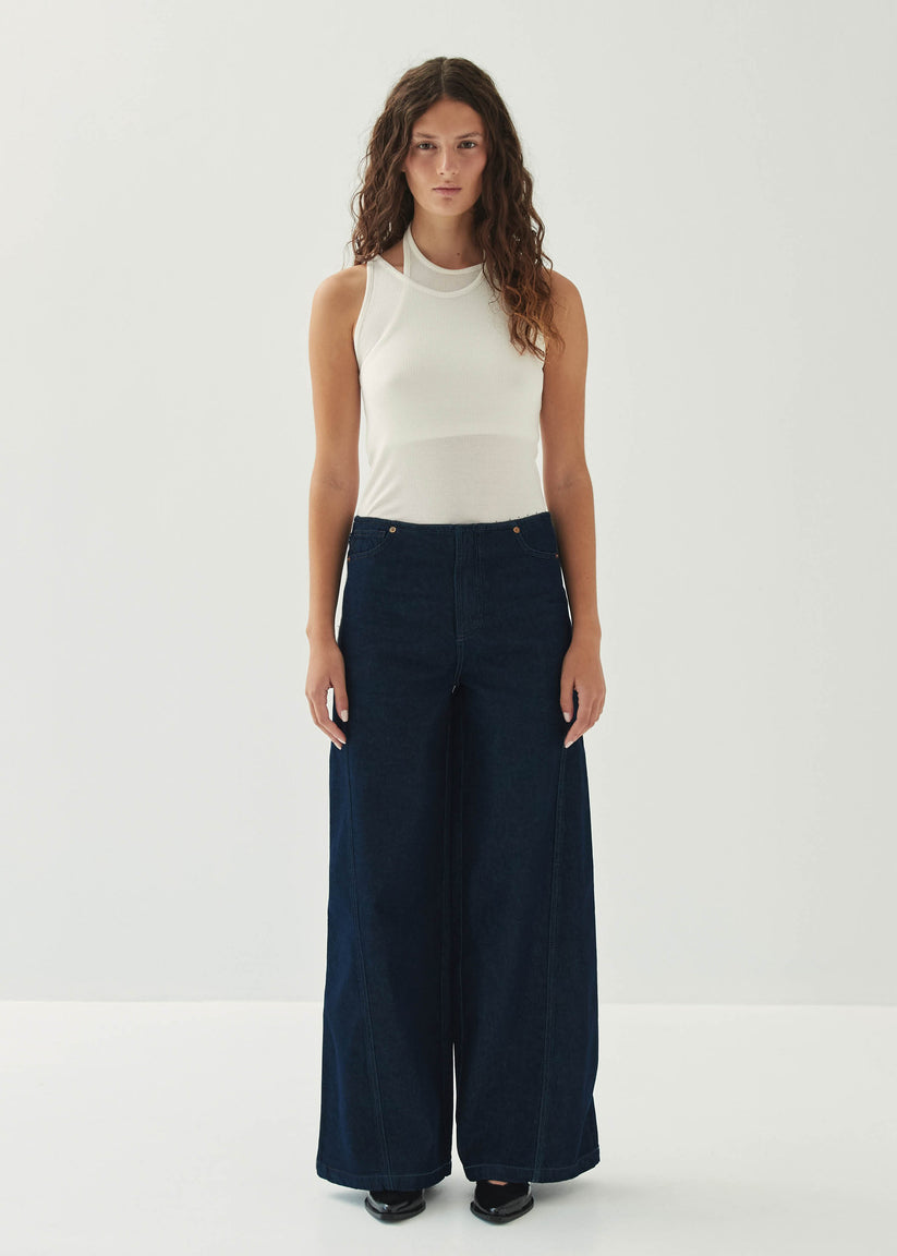 Alohas Magda Indigo Denim Trousers