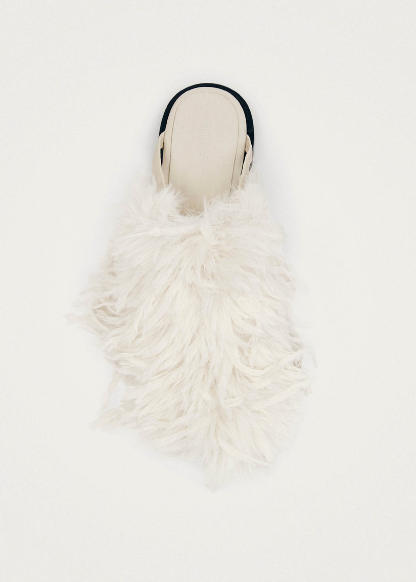 Alohas Maja Mules Color Crema De Pelo Suave