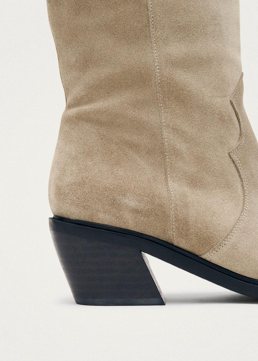 Alohas Mount Suede Botas De Ante Beige