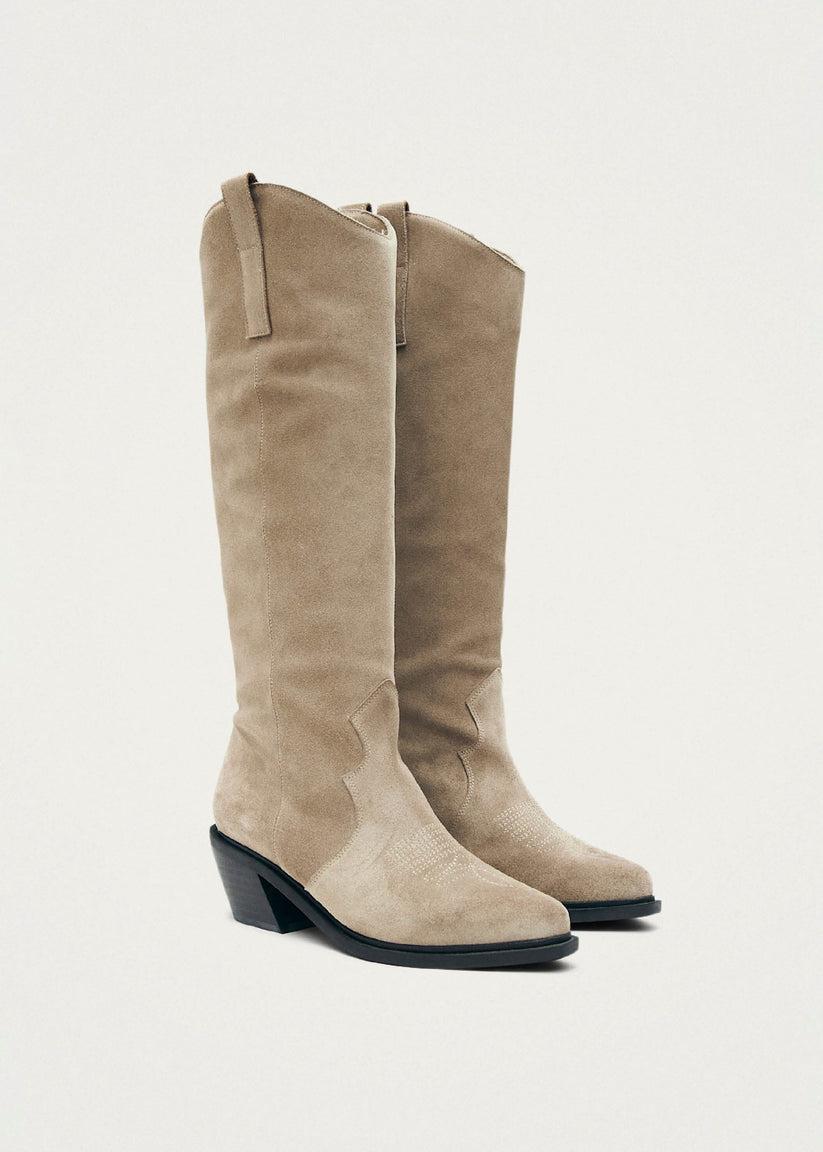 Alohas Mount Suede Botas De Ante Beige