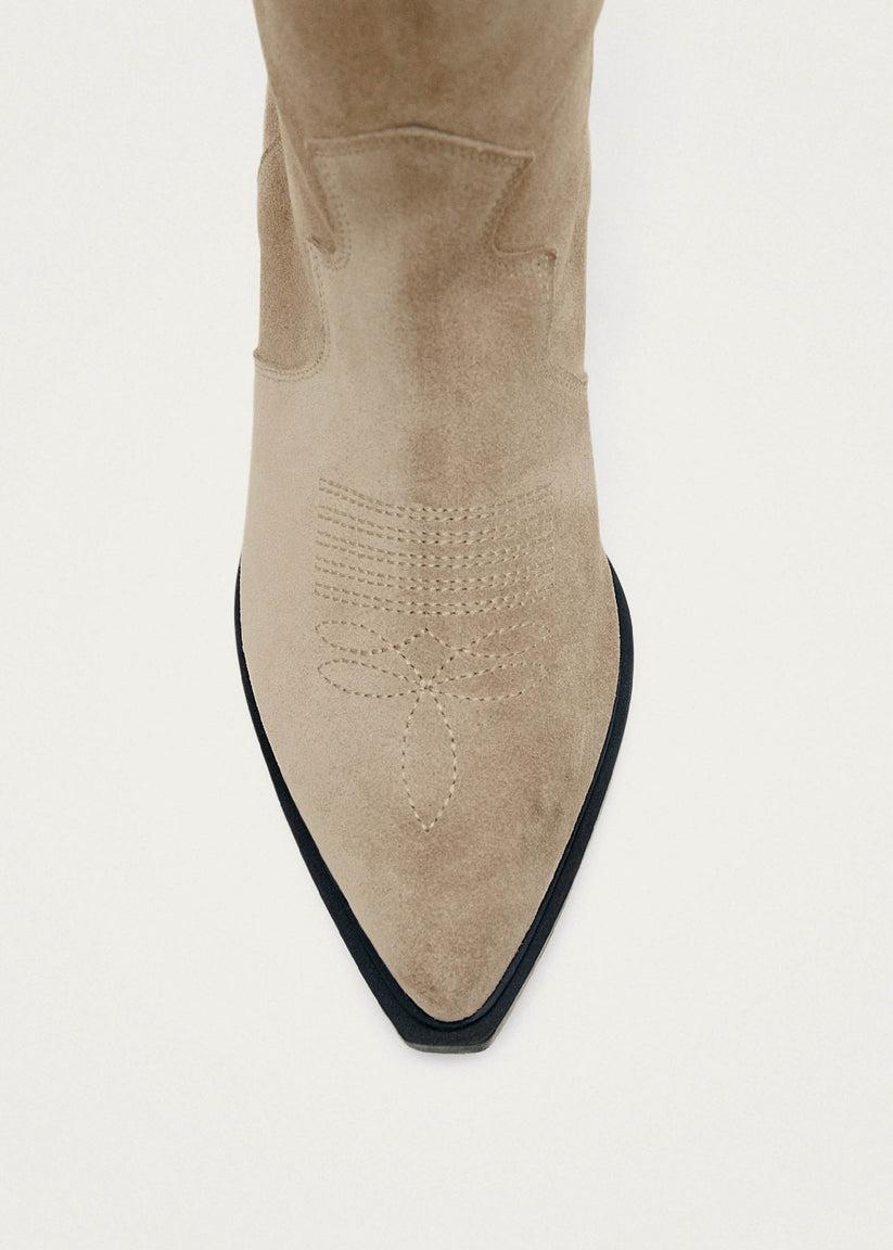 Alohas Mount Suede Botas De Ante Beige