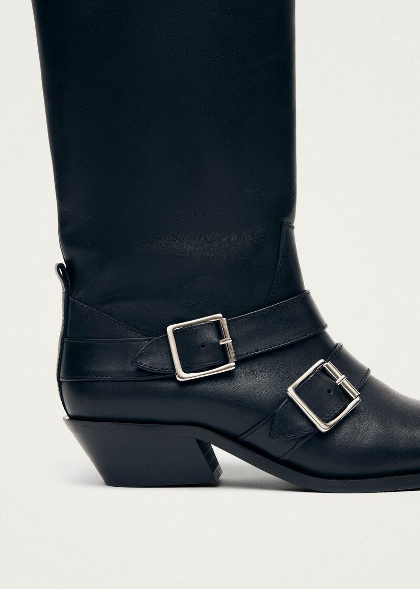 Alohas Ryder Black Leather Boots