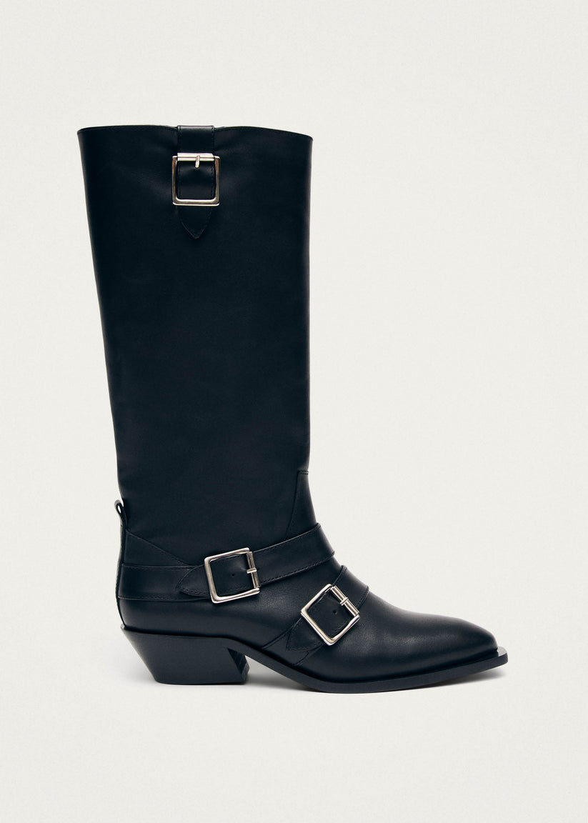 Alohas Ryder Black Leather Boots
