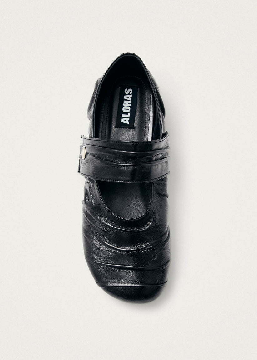 Alohas Shay Bailarinas De Cuero Negro