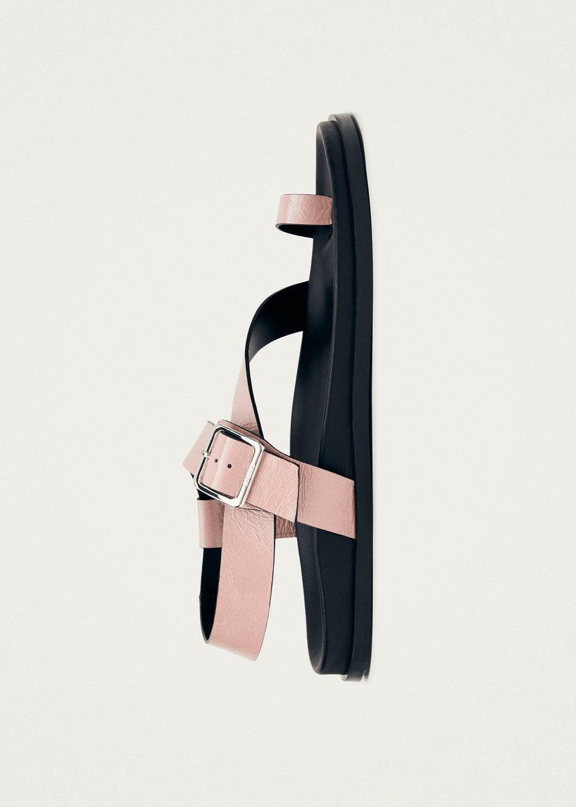 Alohas Siren Onix Sandalias De Cuero Color Rosa