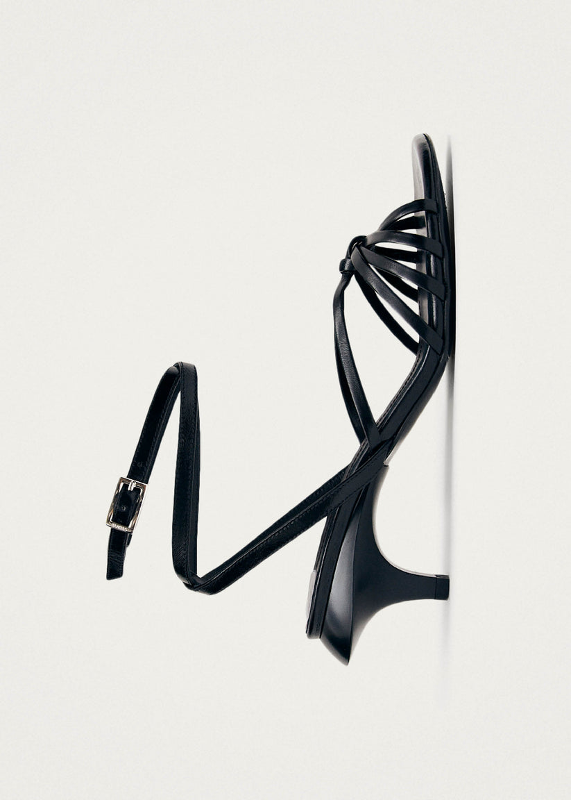 Alohas Soleia Sandalias De Cuero Negro