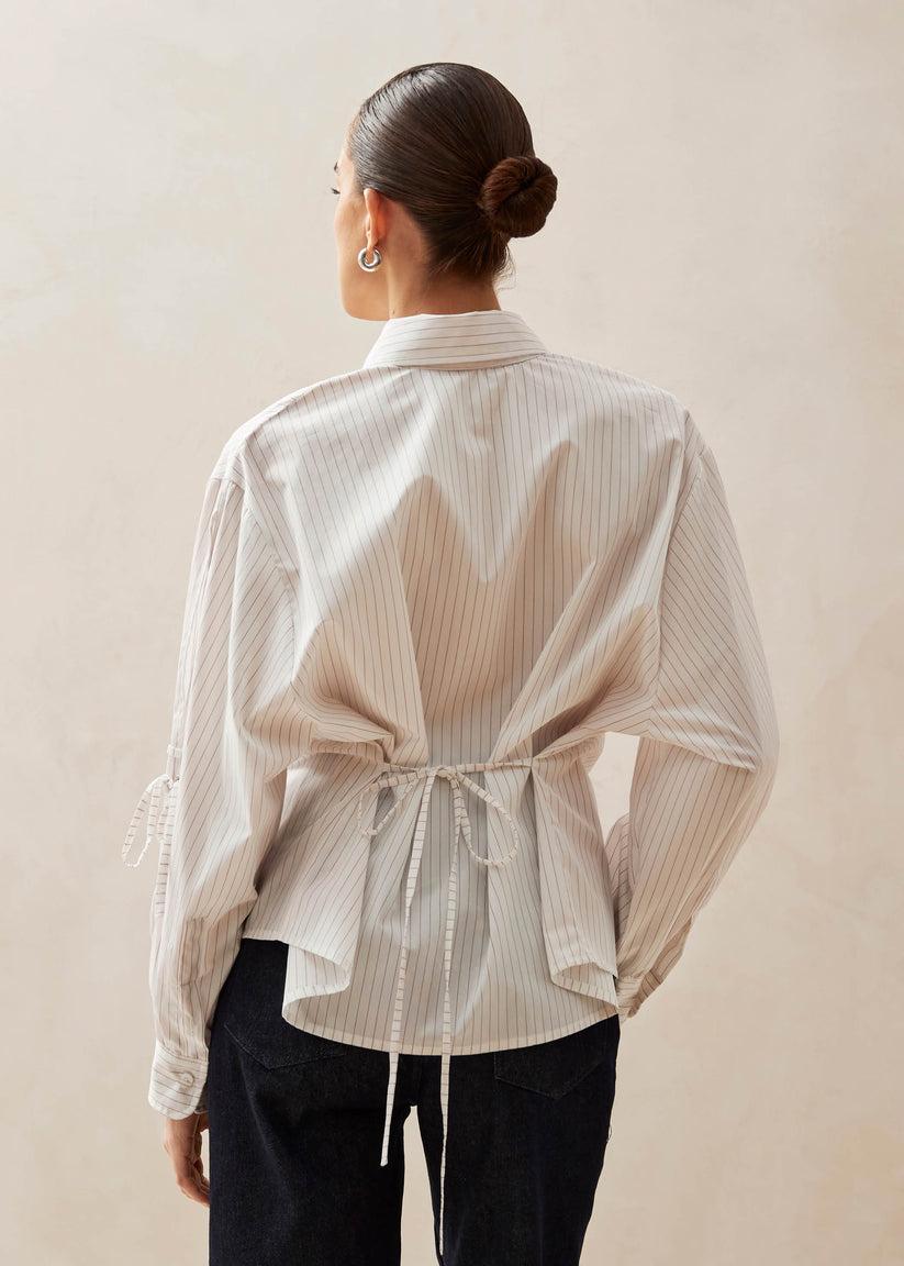 Alohas Sugar Red Thin Stripes Shirt