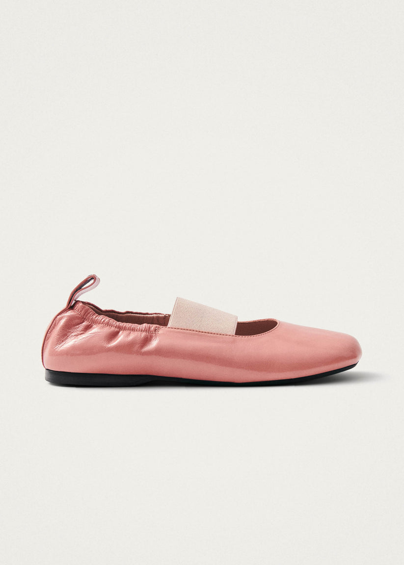 Alohas Sutton Onix Bailarinas de Cuero Rosa