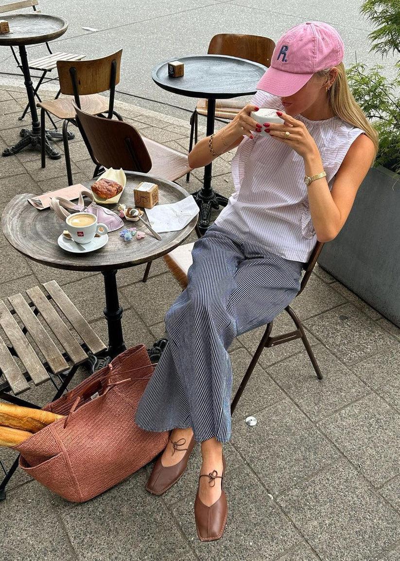 Alohas Sway Bailarinas Marrones De Piel