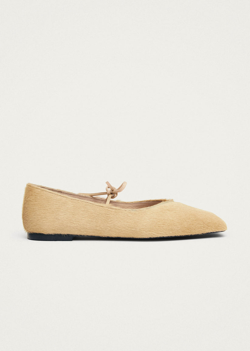Alohas Sway Soft Bailarinas De Cuero Beige