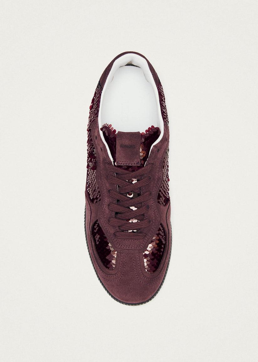 Alohas Tb.490 Glint Burgundy Leather Sneakers